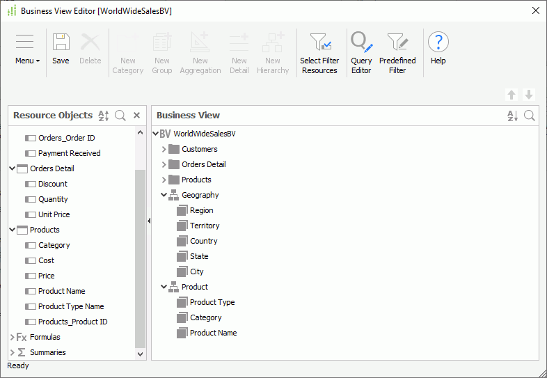 Create Hierarchies