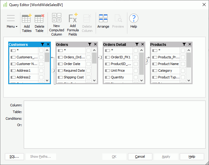 Query Editor