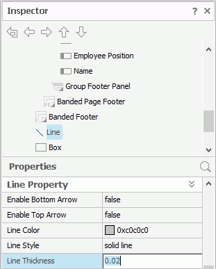 Edit Line Properties