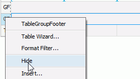 Hide Group Footer