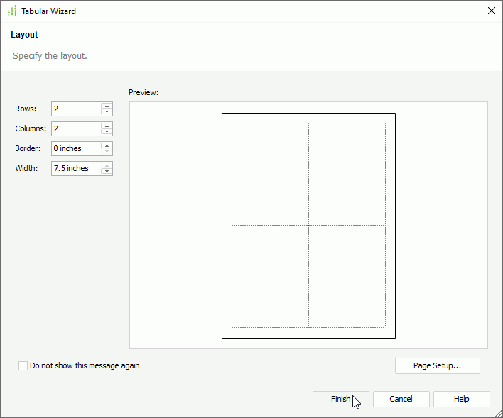 Tabular Wizard