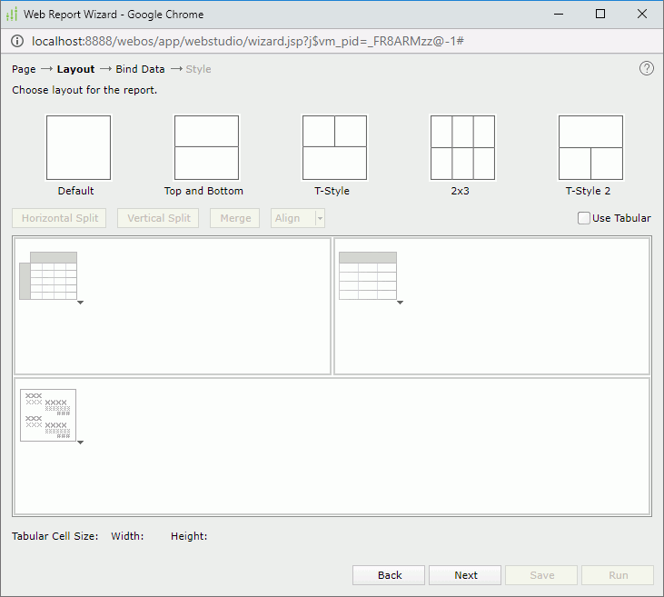 Define Report Components