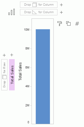 Drag Aggregation to Row