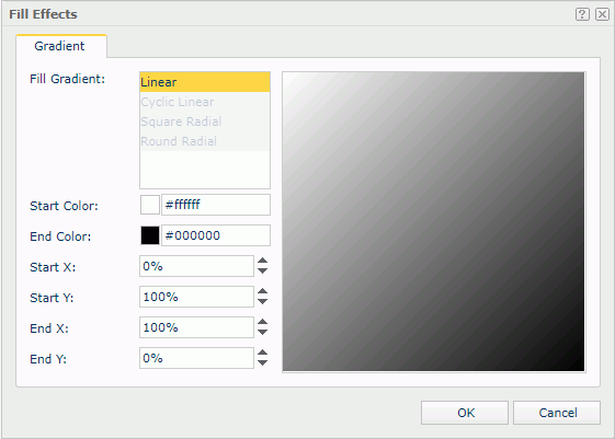 Fill Effects dialog box