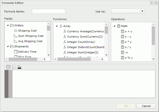 Formula Editor