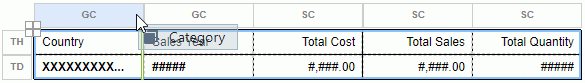 Drag a Group Column into a Summary Table